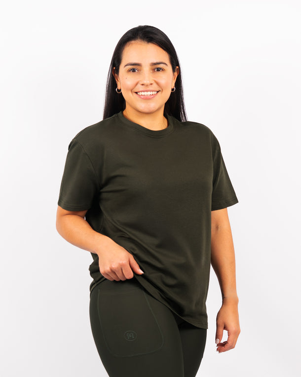 Naomi Everyday Deep Olive T-Shirt
