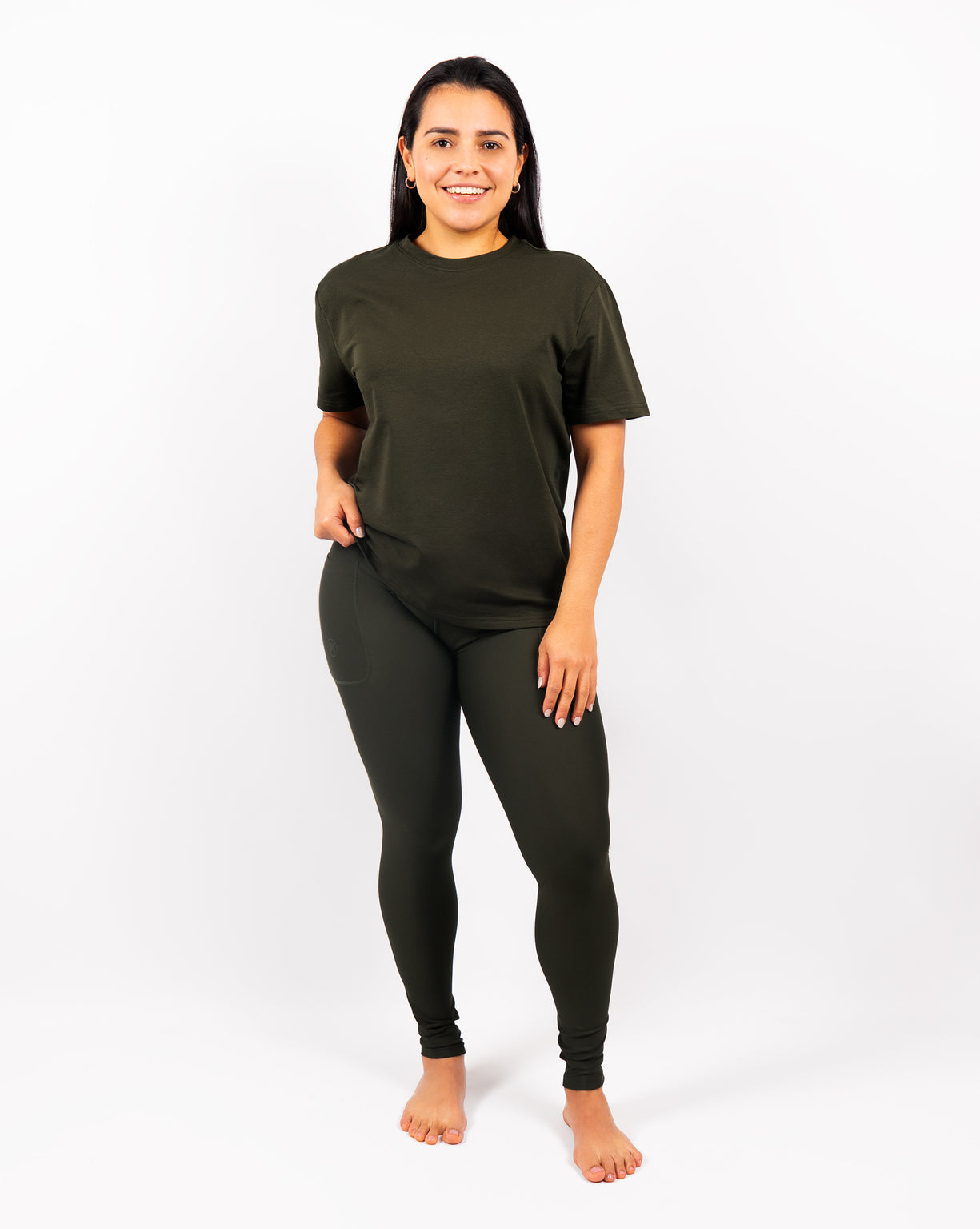 Naomi Everyday Deep Olive T-Shirt