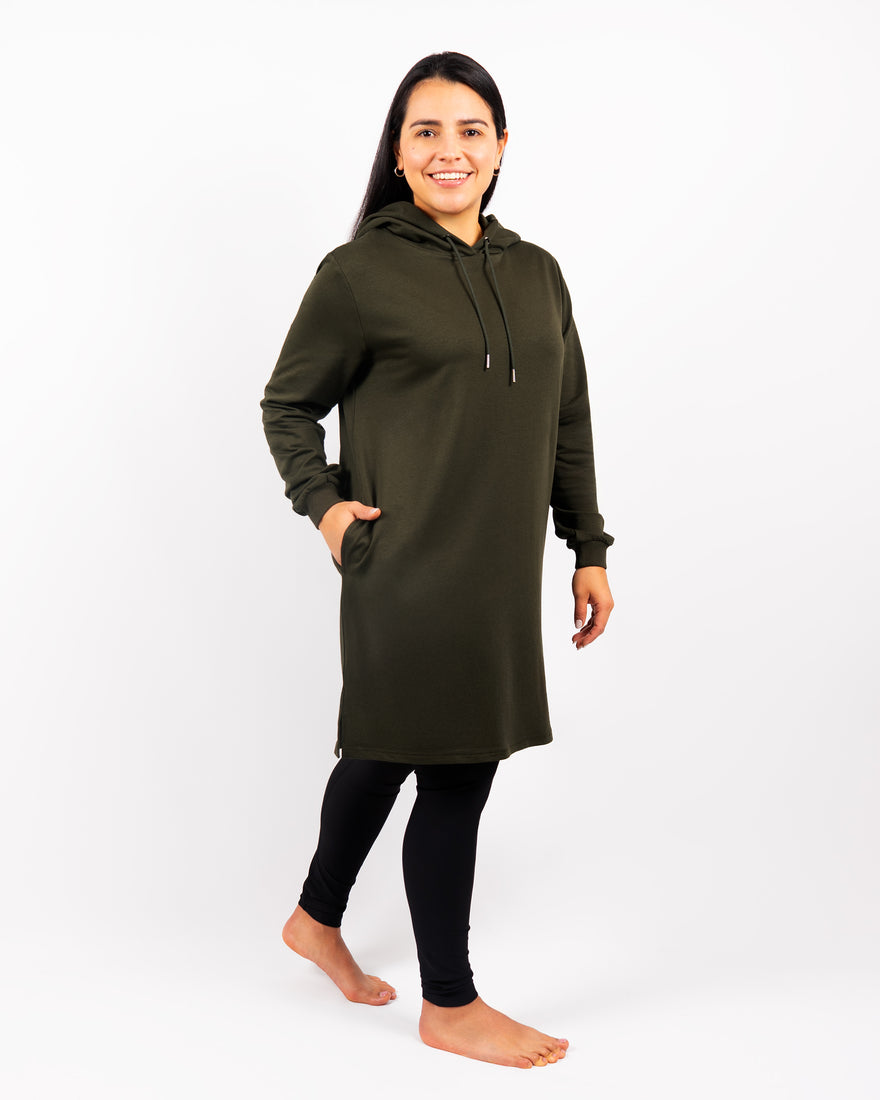 Naomi Everyday Deep Olive Tunic