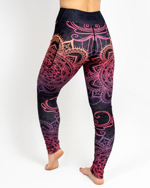 Signature Peach Mandala Leggings