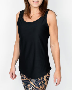 Vigga Fitted Black Top