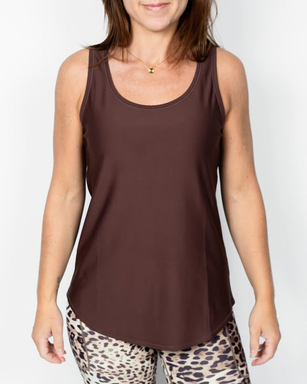 Vigga Fitted Brown Top