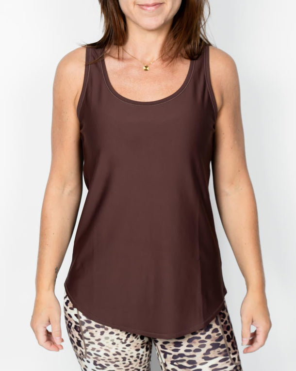 Vigga Fitted Brown Top