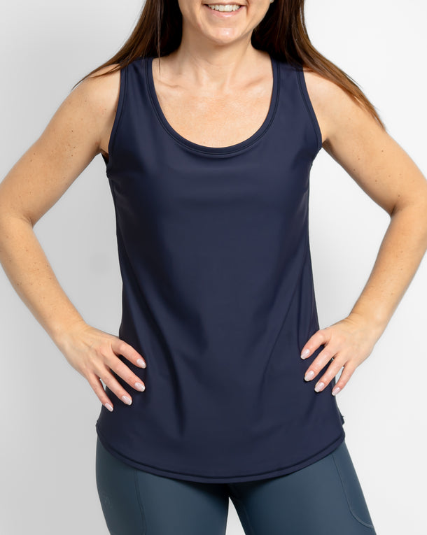 Vigga Fitted Deep Blue Top
