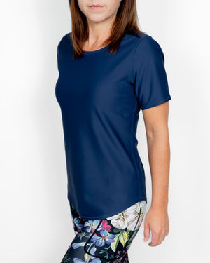 Vigga Fitted Navy T-Shirt