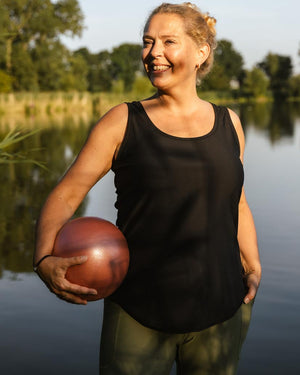 Vigga Fitted Black Top