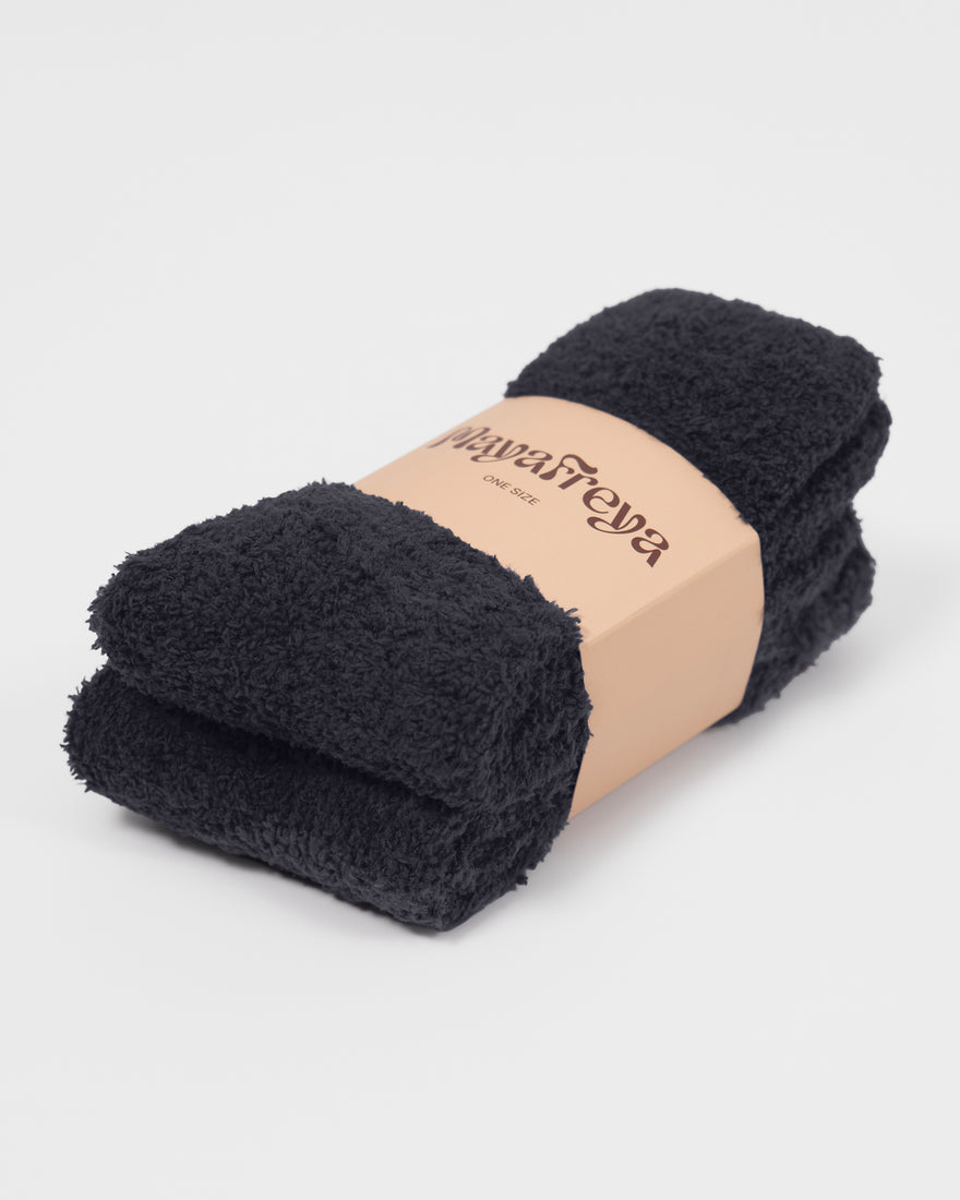 Winnie Deep Blue Cozy Socks 2-Pack