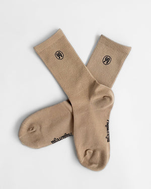 Zoe Beige Socks