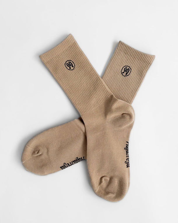 Zoe Beige Socks