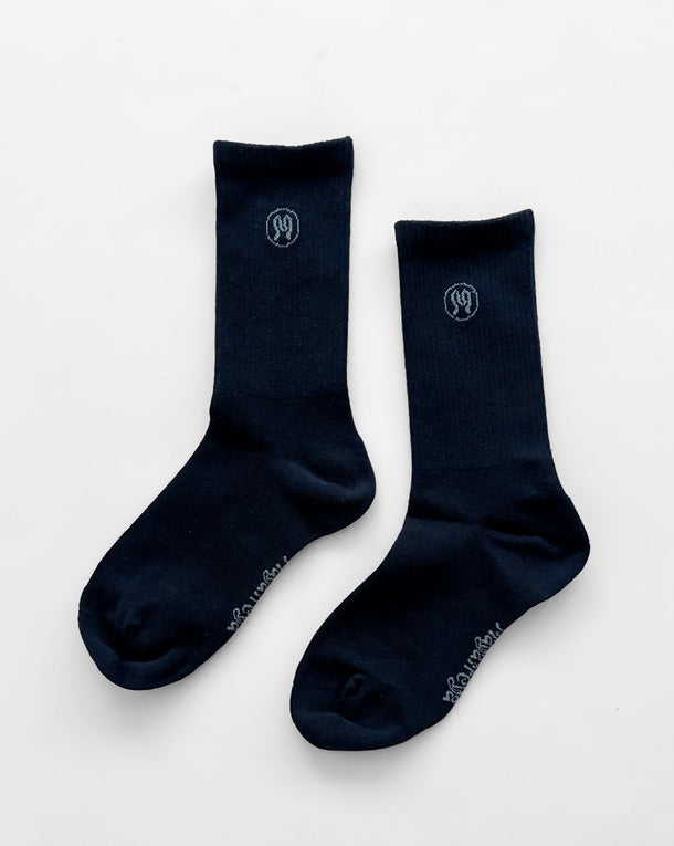 Zoe Deep Blue Socks