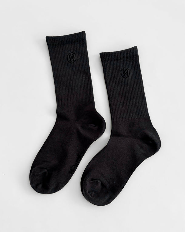 Zoe Deep Grey Socks