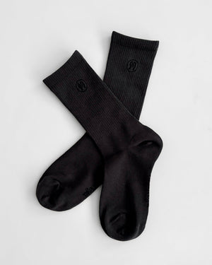 Zoe Deep Grey Socks