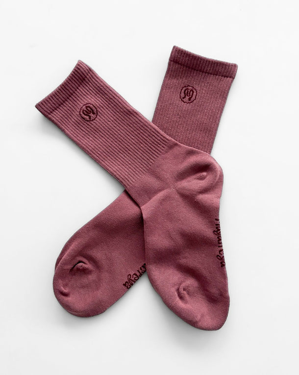 Zoe Dusty Rose Socks