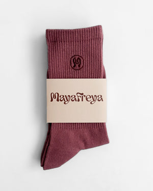 Zoe Dusty Rose Socks