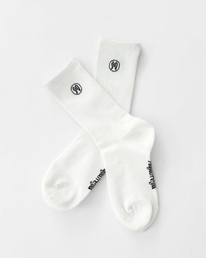 Zoe White Socks