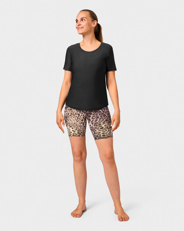 Signature Leopard Shorts